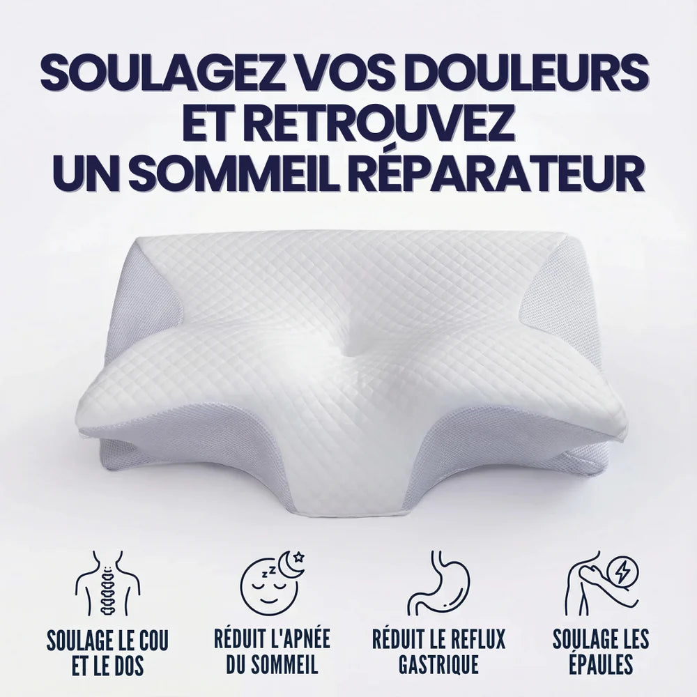Oreiller   ergonomique   de   soutien   cervicales FLITIX