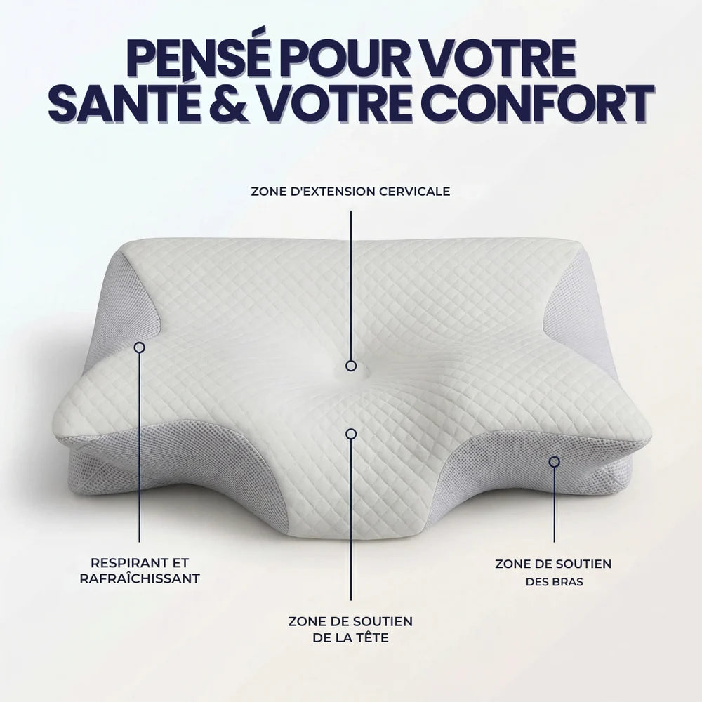 Oreiller   ergonomique   de   soutien   cervicales FLITIX