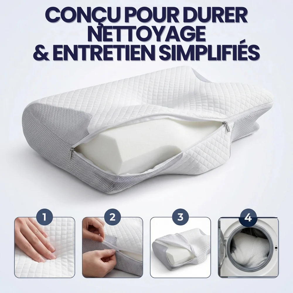 Oreiller   ergonomique   de   soutien   cervicales FLITIX
