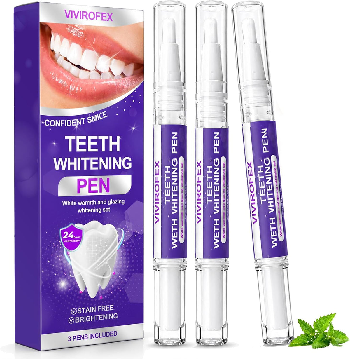 3 x Teeth Whitening Pen, Teeth Cleaning Pen, Stain Remover