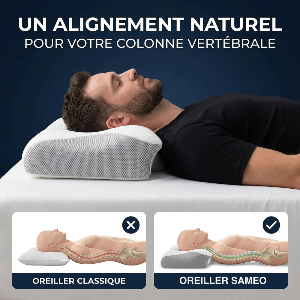 Oreiller   ergonomique   de   soutien   cervicales FLITIX