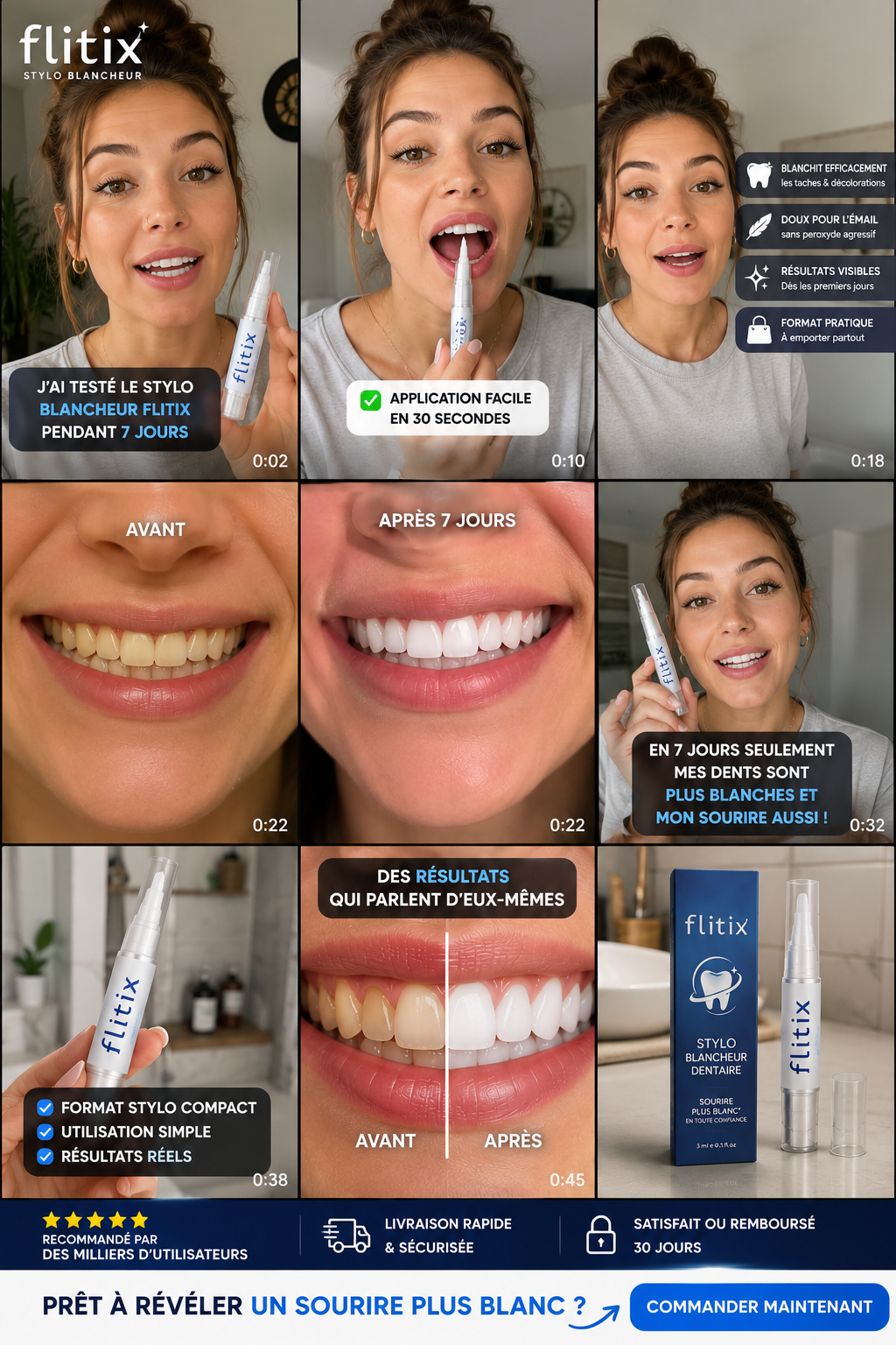 Puresmile : Stylo de blanchiment dentaire